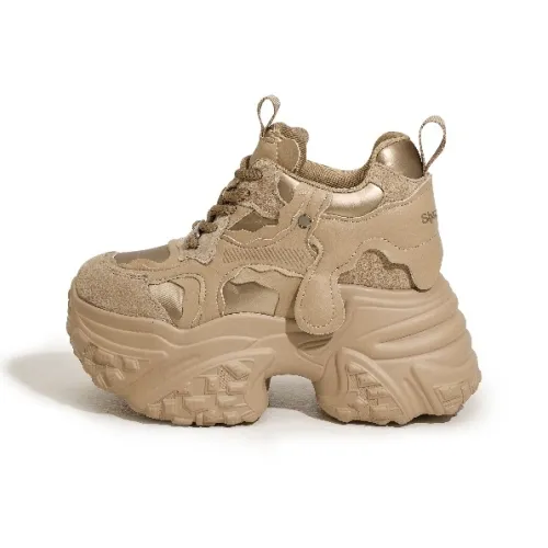 Milan Love Song Height Increasing Low Top Chunky Sneakers Women's
