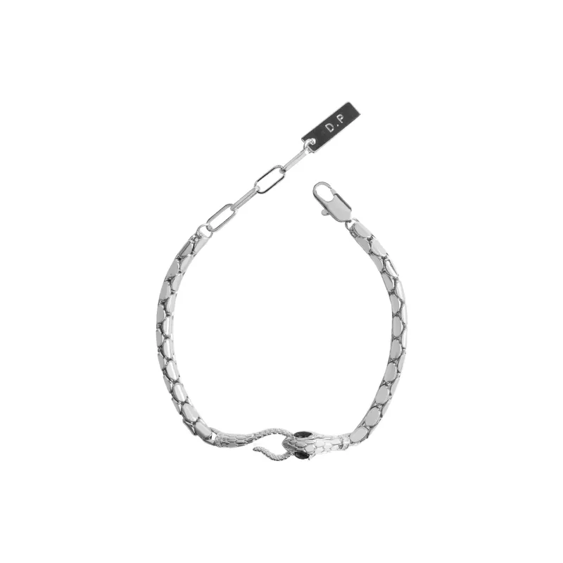 DREAM PARTY Copper Alloy Synthetic Cubic Zirconia Bracelets Unisex Gold/Silver-4