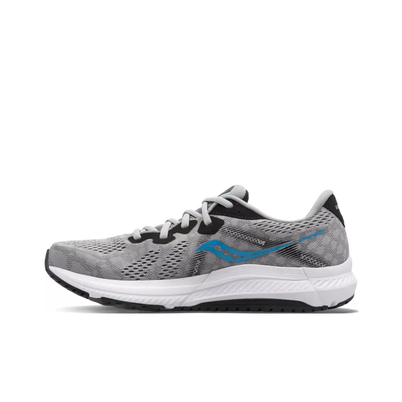 Saucony Anti Slip Wear Resistant Low Top Running Shoes Men's Gray-0