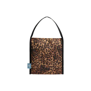 Tagi. Cotton Design Shoulder Bag Regular Women's Imagining Leopard Print