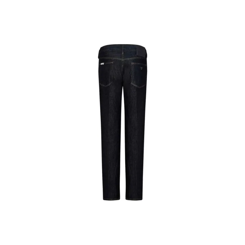 EMPORIO ARMANI J75 Logo Patch Slim Cut Jeans-1