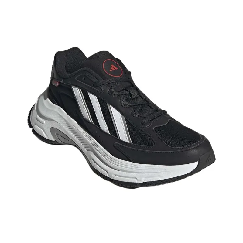 Adidas Slip Resistant Breathable Low Top Casual Running Shoes Unisex Black White-2