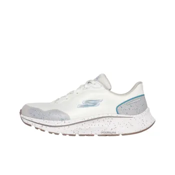Skechers Go Run Consistent 2.0 Slip-Resistant Breathable Low-Top Casual Shoes Women's Ecru Gray