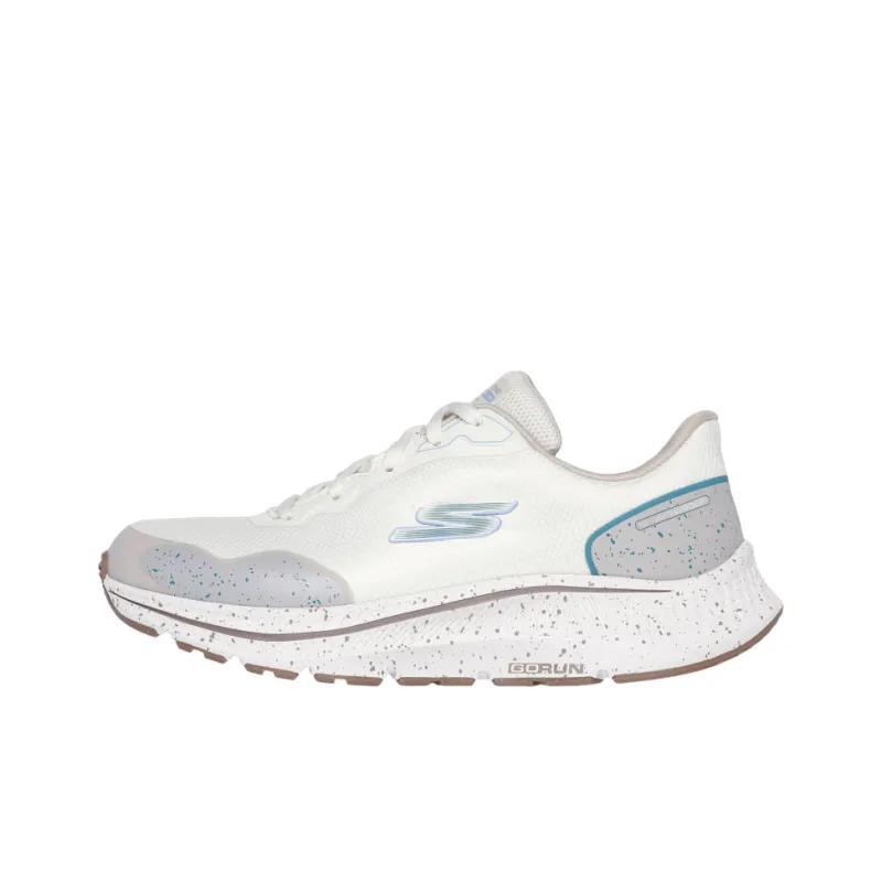 Skechers Go Run Consistent 2.0 Slip Resistant Breathable Low Top Casual Shoes Women's Ecru Gray-0
