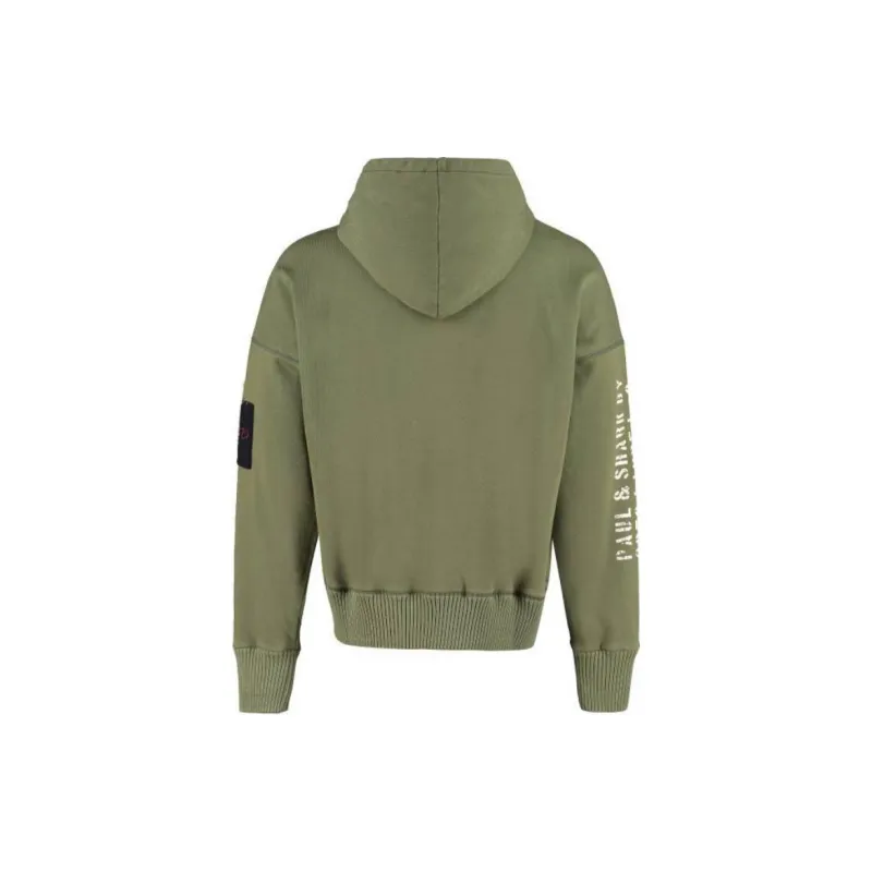 Paul & Shark Patch at sleeve Hoodie-1