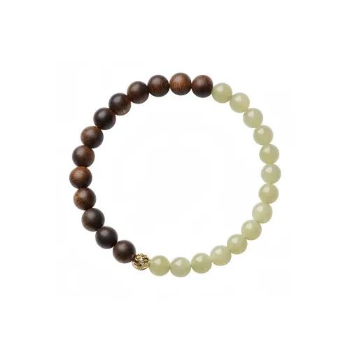 Noritake Bracelets Pale Greenish White Jade Unisex
