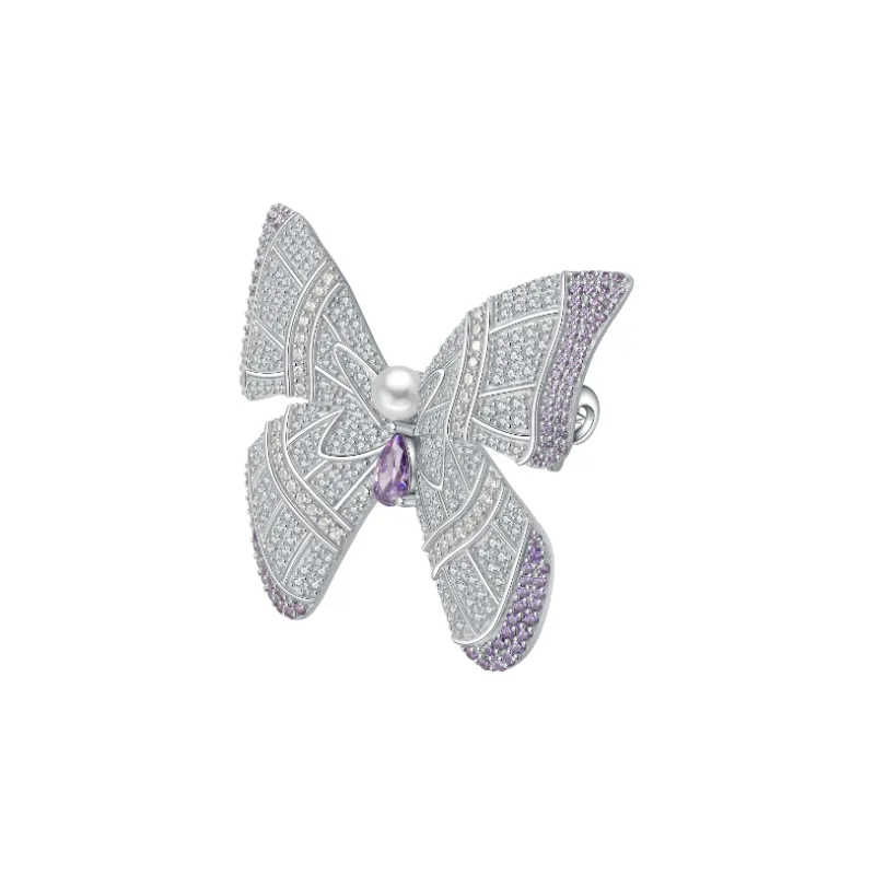 BABYBEI 925 Sterling Silver Brooches Women's-1