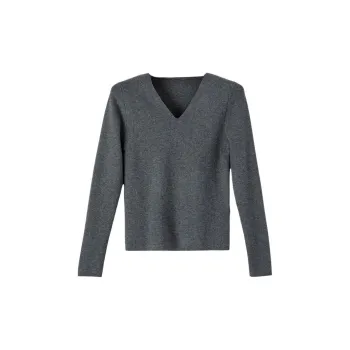 Late White Knitwear Women's Dark Heather Gray