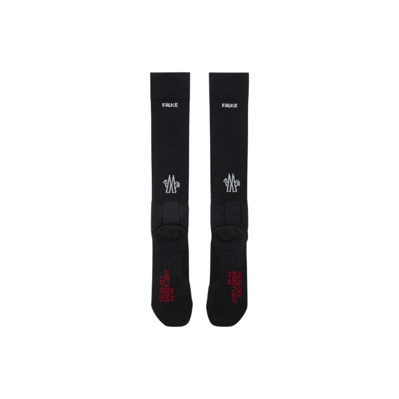 Moncler Knee High Socks Unisex 1 Pack Dark Gray-1