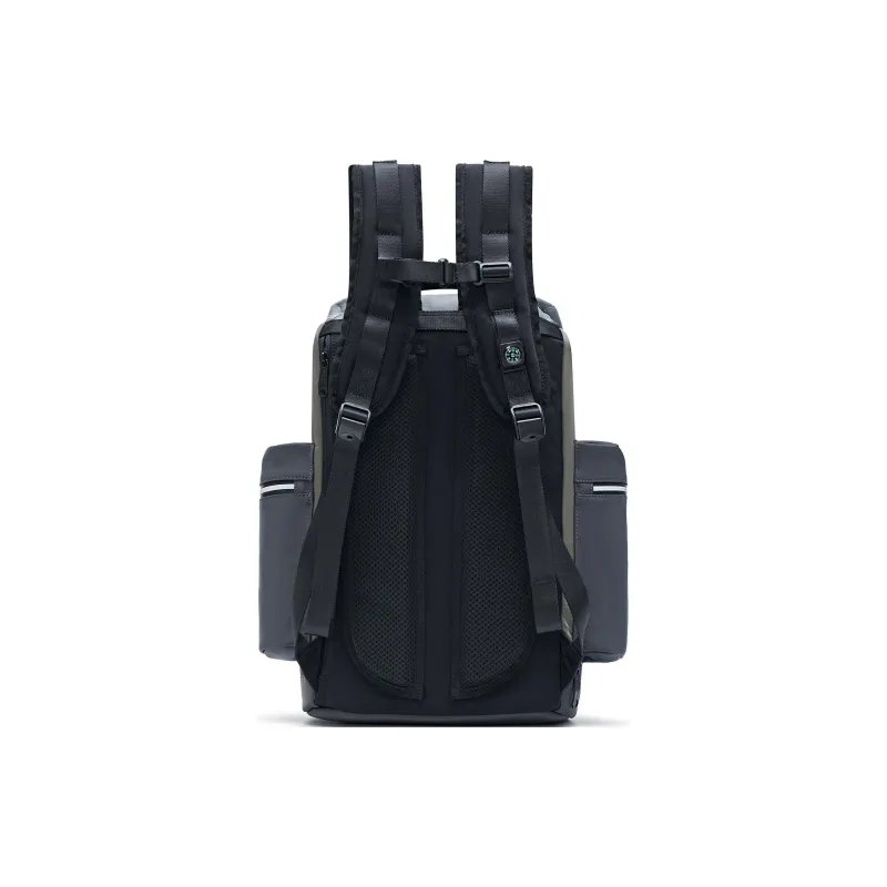 Champion Fabric Backpack Regular Unisex Alloy Gray & Coffee Gray & Smoke Gray-3