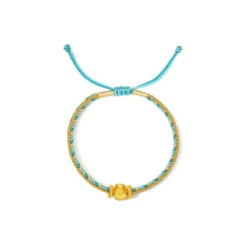 HAPPY BEAN Gold Bracelet Unisex