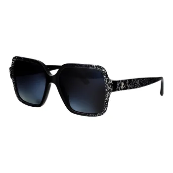 Jimmy Choo Acetate Square Sunglasses Women's Black