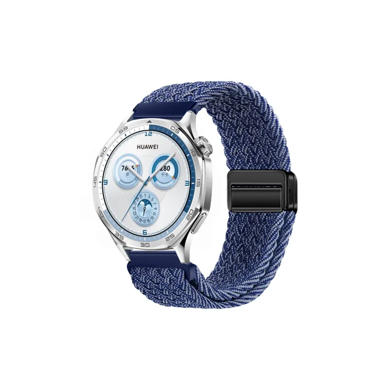 Watchbond Compatible With Huawei GT5 Huawei Compatibility Watch Band 18/20/22mm Nylon Material-1