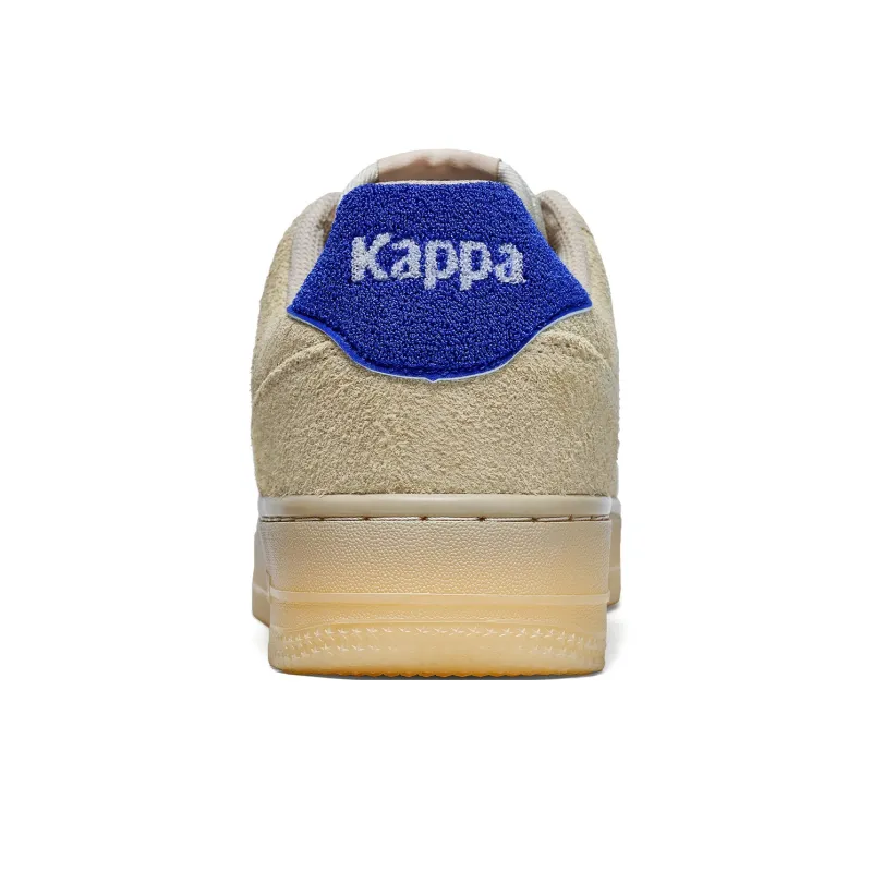 Kappa Back to Back Non slip Lightweight Low Top Skateboard Shoes Unisex Gray Khaki-4