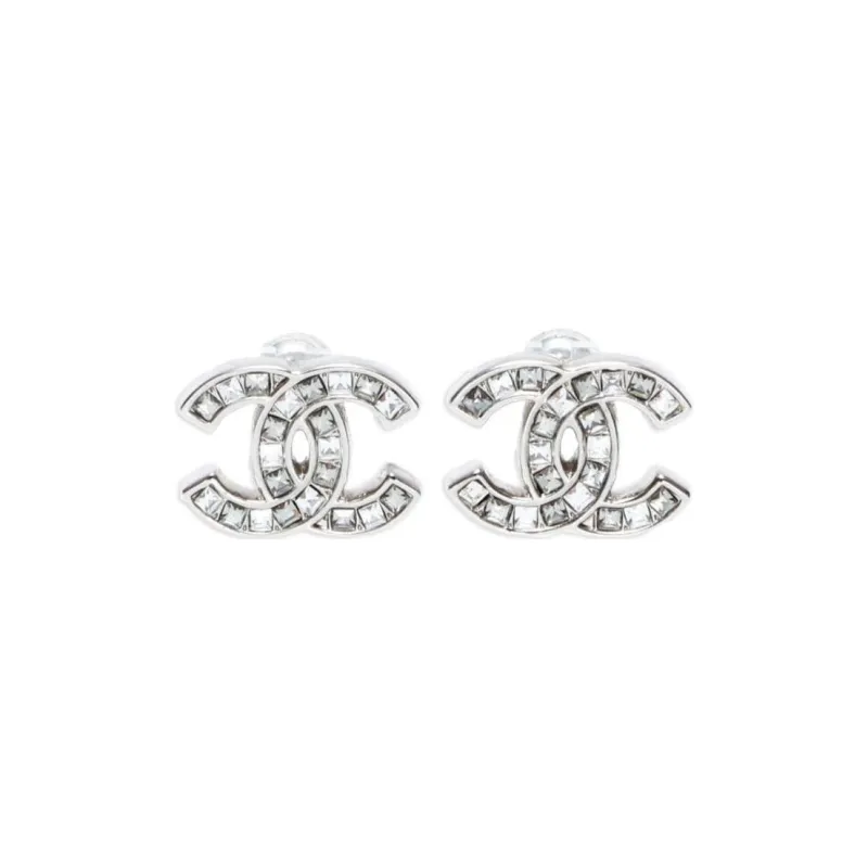 CHANEL Pre-Owned 2018 CC Stud Earrings-0