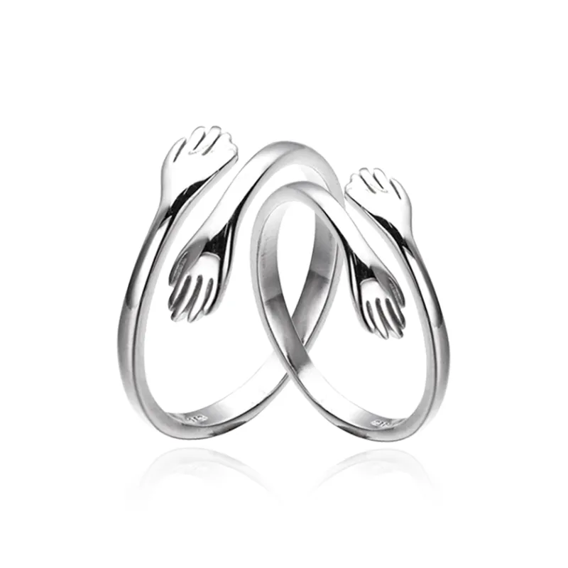 Chongqing Gold Store S925 Silver Rings Unisex Confession Anniversary-6