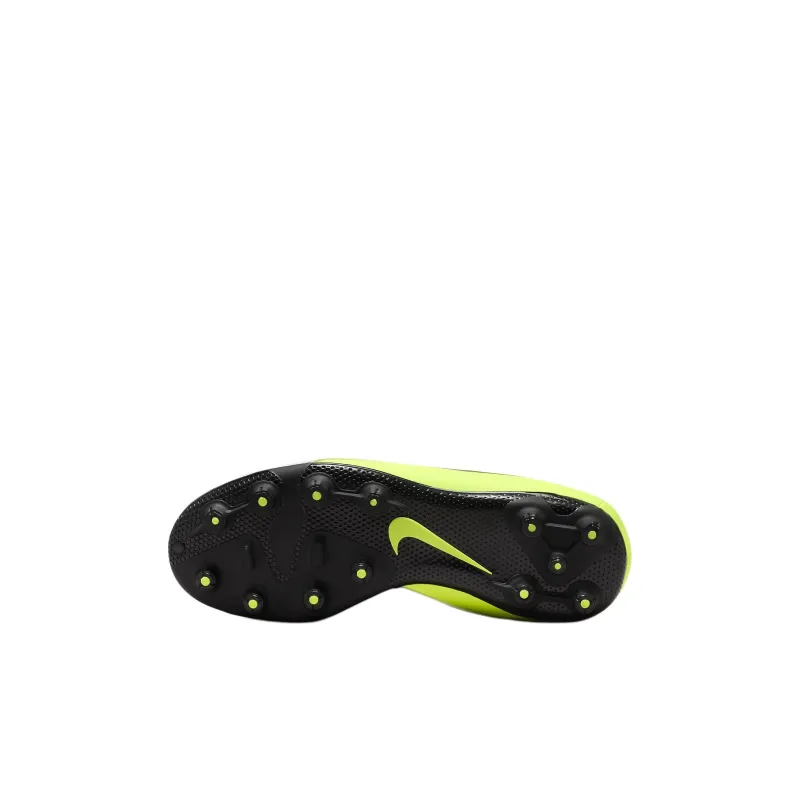 Nike Jr. Phantom GX 2 Academy Abrasion Resistant Shock Absorbers Low Top Kids' Soccer Shoes Silver Yellow Black Kids'-5