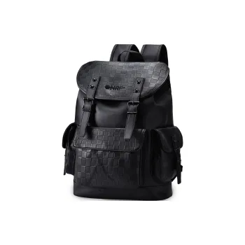 ONRF PVC Backpacks Backpack Large Size Unisex Black