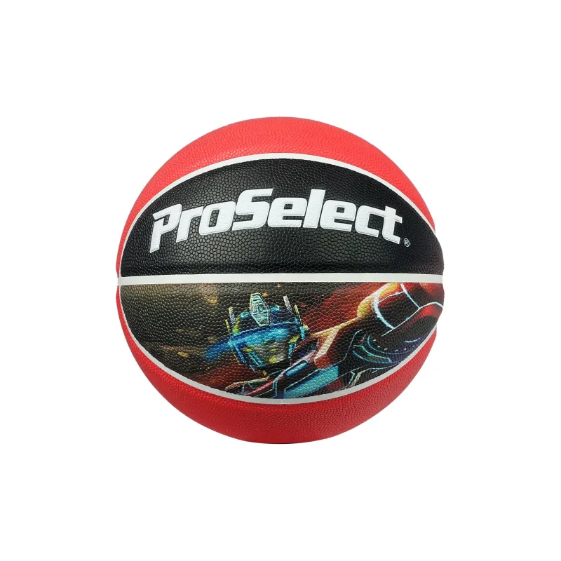 ProSelect x Transformers PU Basketball Red Black Size 5 Ball Training Kids'-1