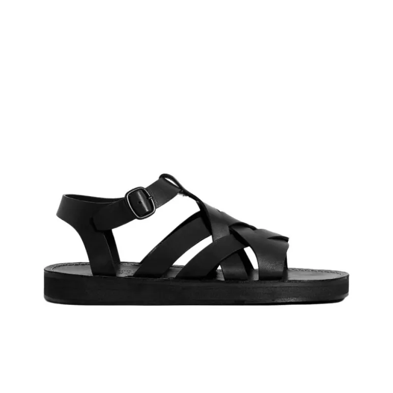 Hereu Beltra Roman Sandals Men's Black-1