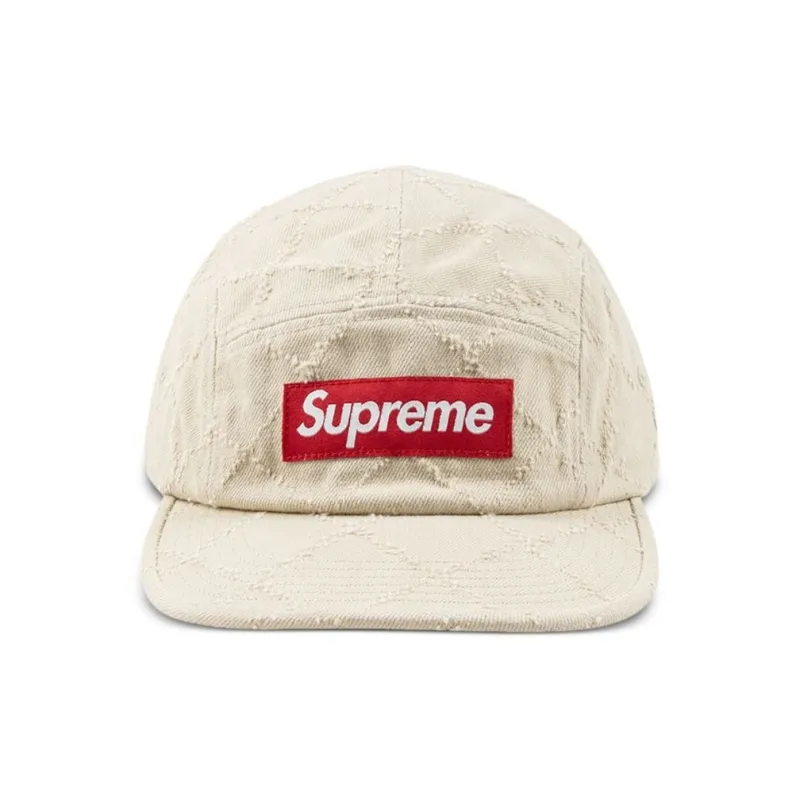 Supreme Punched Denim Camp Cap-4