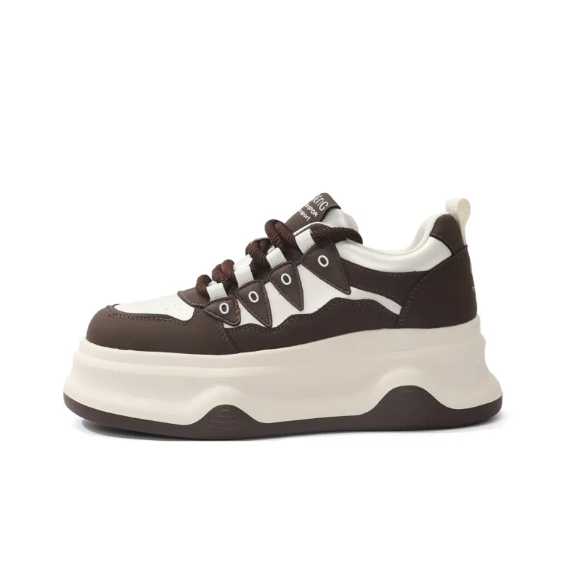 TOM TAILOR Cool Black & White Fashion Athletic Shoes Low Top Skateboard Shoes Women's-6