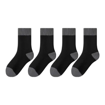 MIIOW Mid Calf Socks Unisex 4 Pack
