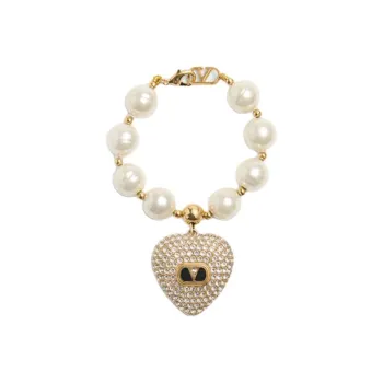 Valentino VLogo Signature Embellished Bracelet