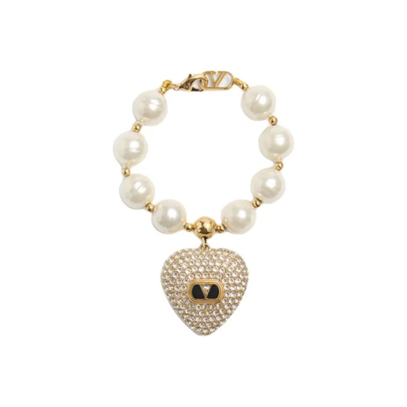 Valentino VLogo Signature Embellished Bracelet-0