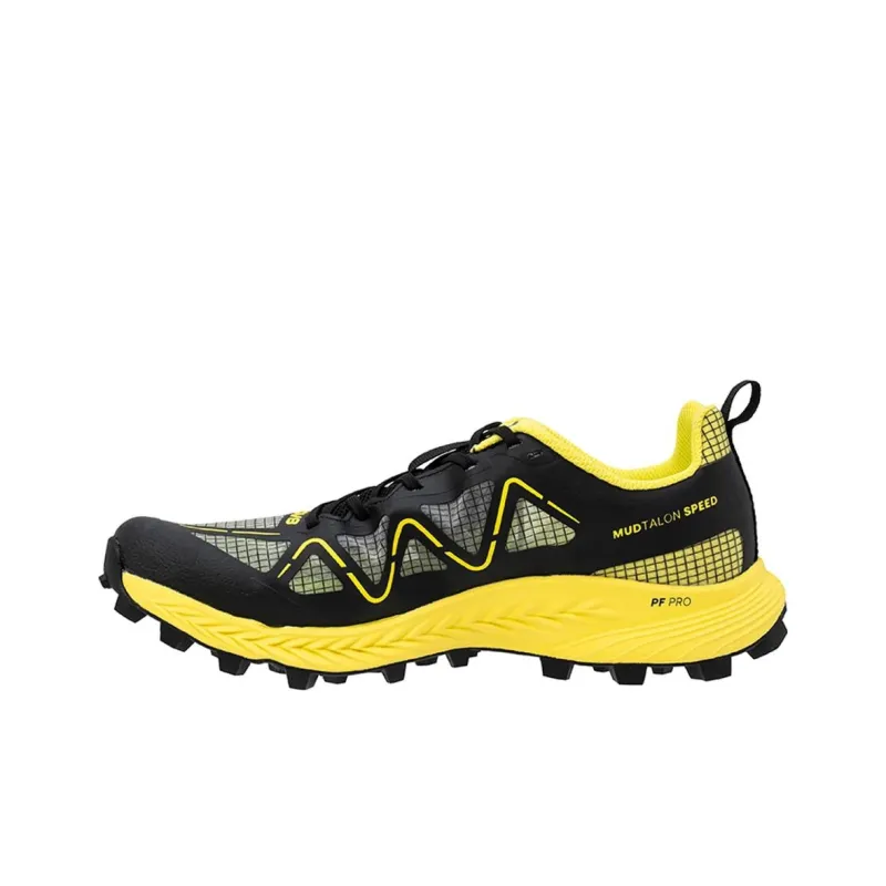 INOV-8 Anti-Slip Wear-Resistant Low-Top Trail Running Running Shoes Men's Yellow Black-2