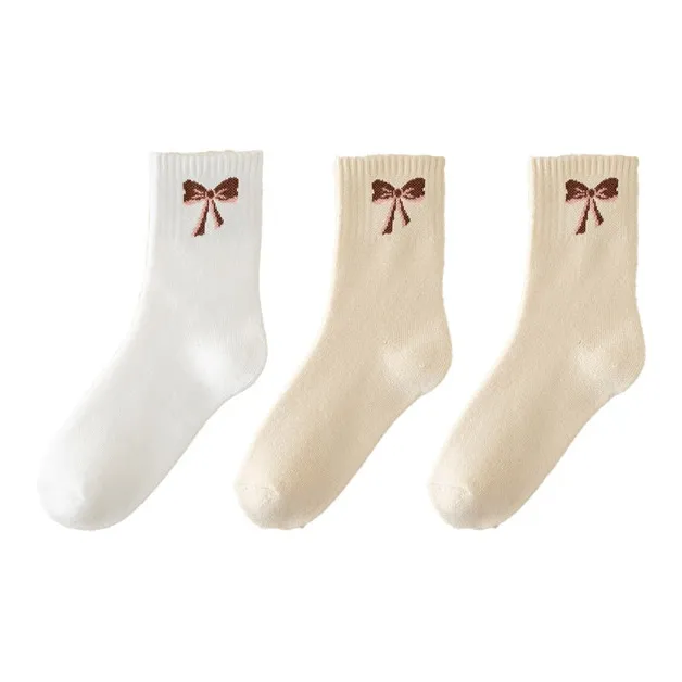 YUZHAOLIN Mid Calf Socks Women's Combo Set-3