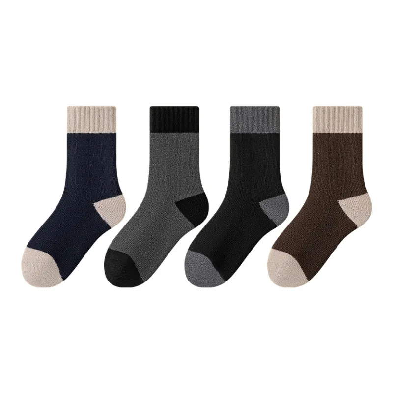 MIIOW Mid Calf Socks Unisex 4 Pack-5