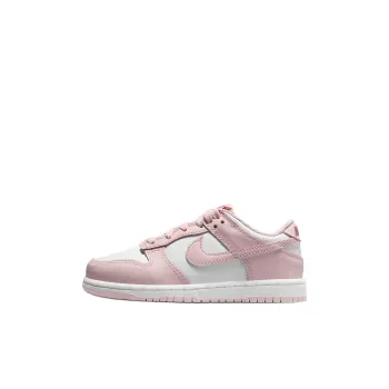 Nike Dunk Anti Slip Wear Resistant Low Top Kids' Skateboarding Shoes White Pink Children Aged 3 7 Years Old
