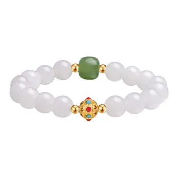 GOLDFISH ALLEY Hetian Jade Bracelets White Jade Unisex