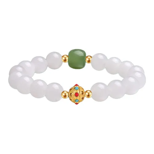 GOLDFISH ALLEY Hetian Jade Bracelets White Jade Unisex