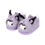 Purple Kuromi High-Top Insulated Shoes with EVA Platform