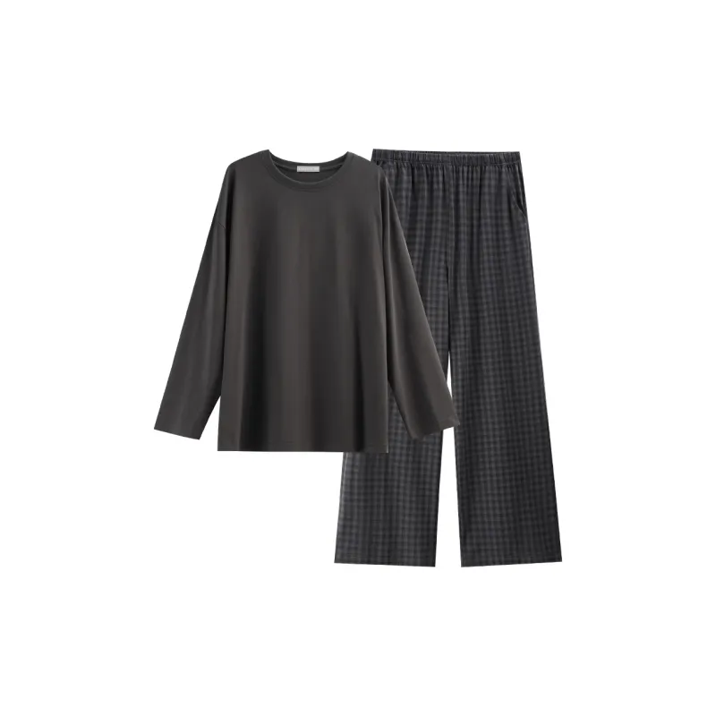 Same Language Pajama Set Men's Alocasia Black-0