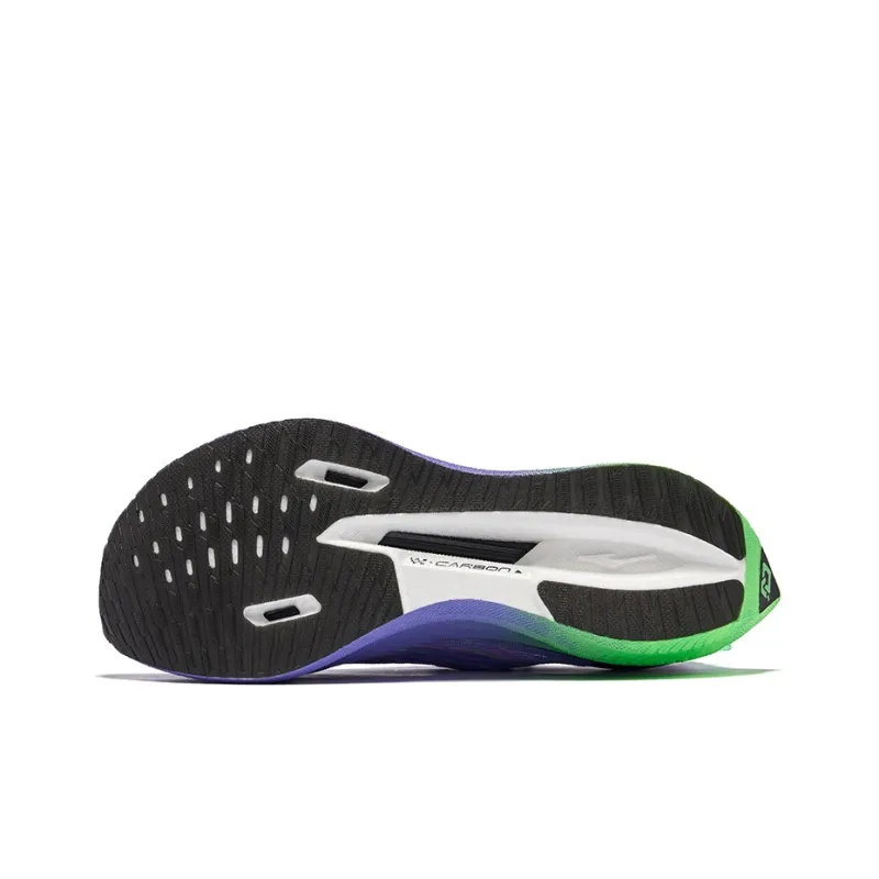 Erke Zhi Jing 2.5 Cushioning Breathable Rebound Low-Top Running Shoes Men's Aurora Purple Color Scheme-3