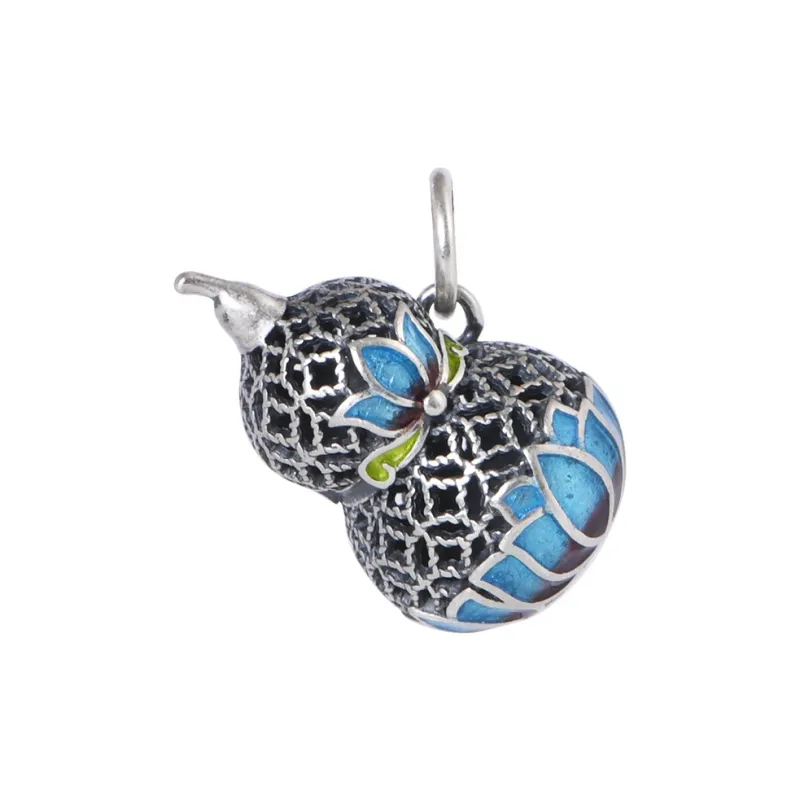 JINLUWANG 990 Silver Pendants Women's-0
