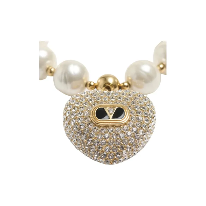Valentino VLogo Signature Embellished Bracelet-1