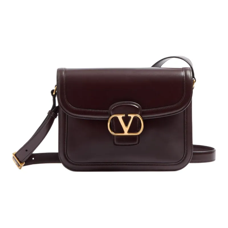 Valentino GARAVANI Calfskin Crossbody Bag Shoulder Bag Women's Brown-0