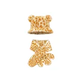 Leopard Print Hats & Caps+Scarf