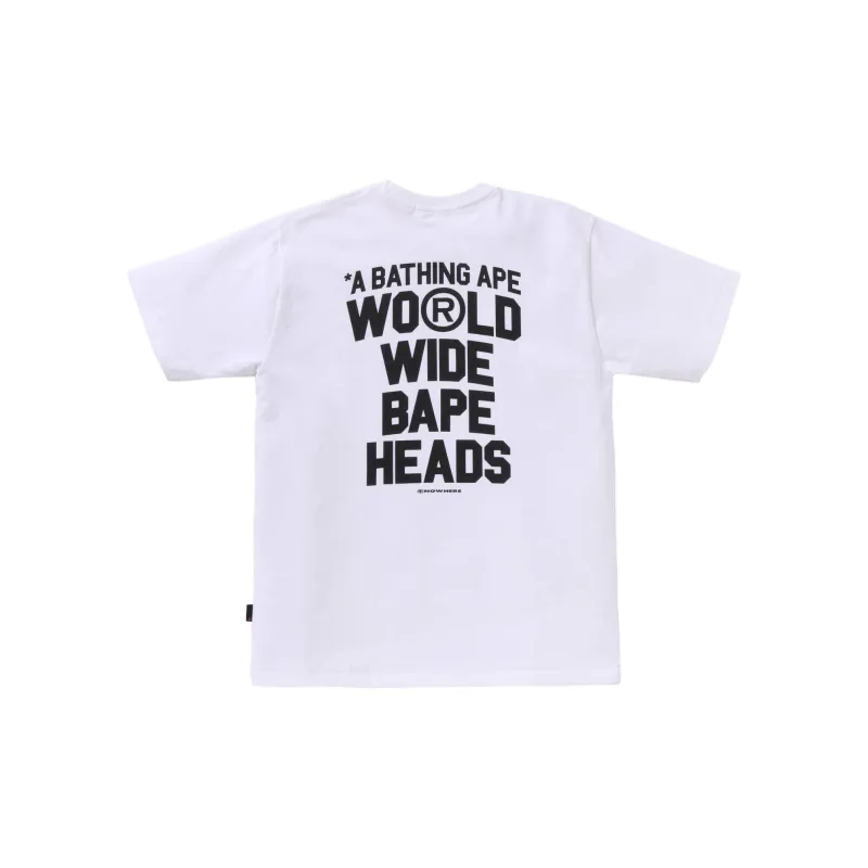 A BATHING APE Flyer Pattern Print Tee-3