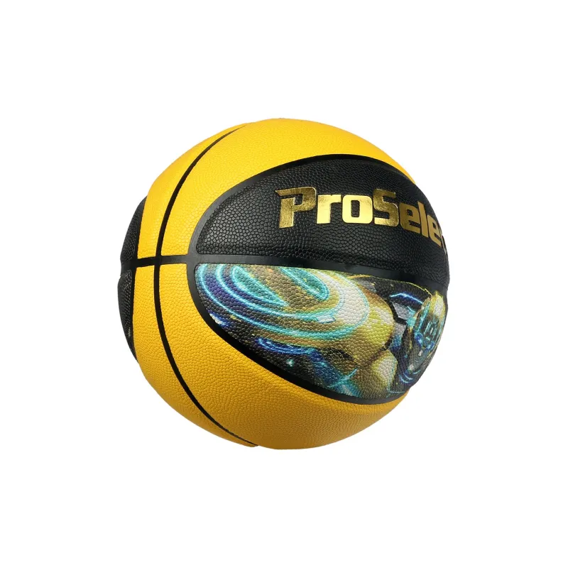 ProSelect x Transformers PU Basketball Yellow Black Size 5 Ball Training Kids'-2
