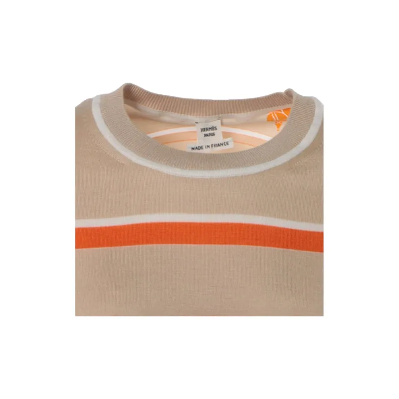 HERMES SS23 Cashmere Sweater Women's Ecru-5