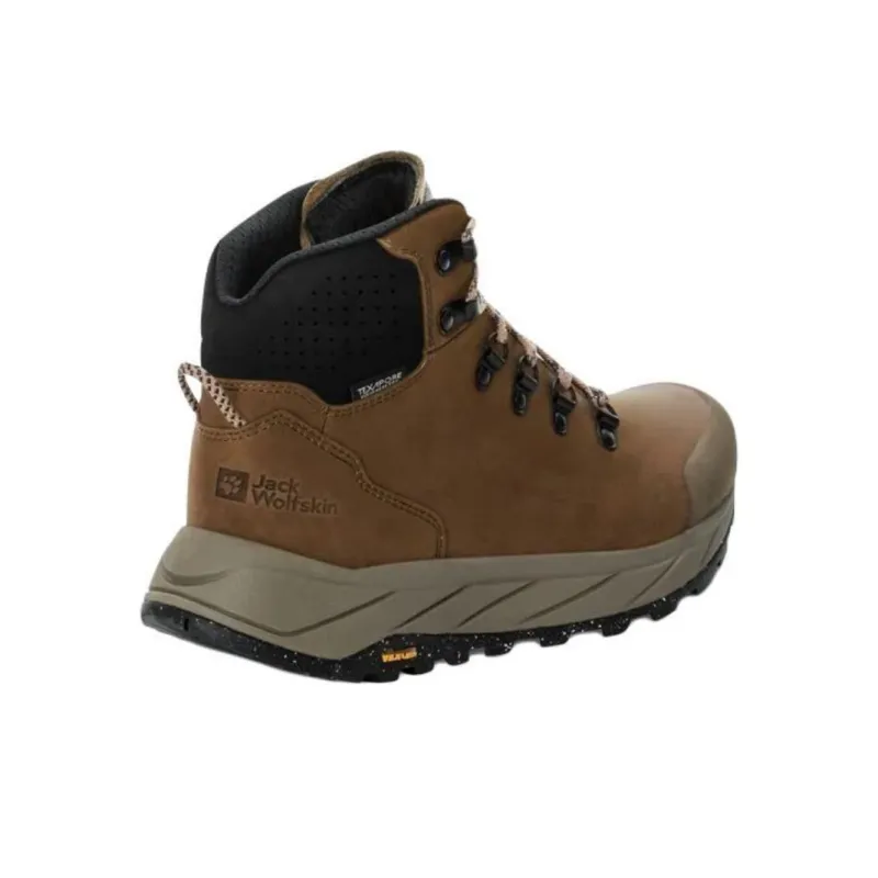 TEXAPORE x Jack Wolfskin Anti-Slip Wear-Resistant High-Top Hiking Shoes Women's Brown-2