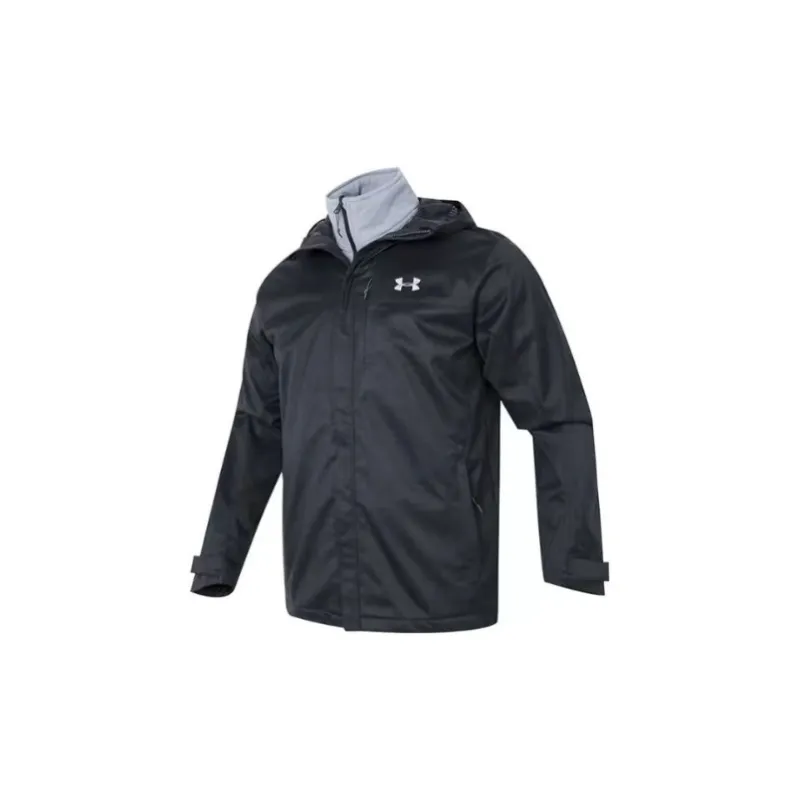 Under Armour Jackets Coats Men's Black Comes With Survival Wristbands-1