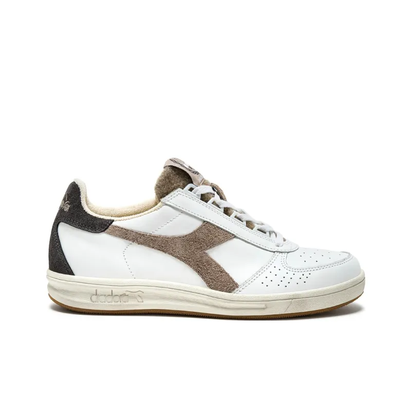 Diadora Heritage Anti Slip Wear Resistant Low Top Casual Shoes Men's White-1