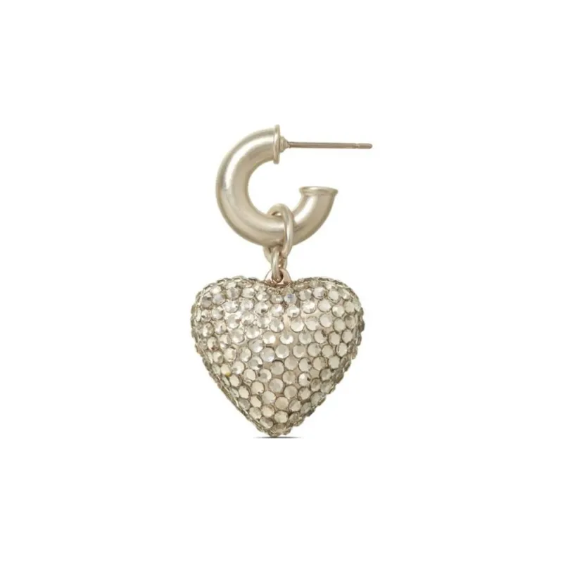 Roxanne Assoulin Dazzling Puffy Heart Earring-1