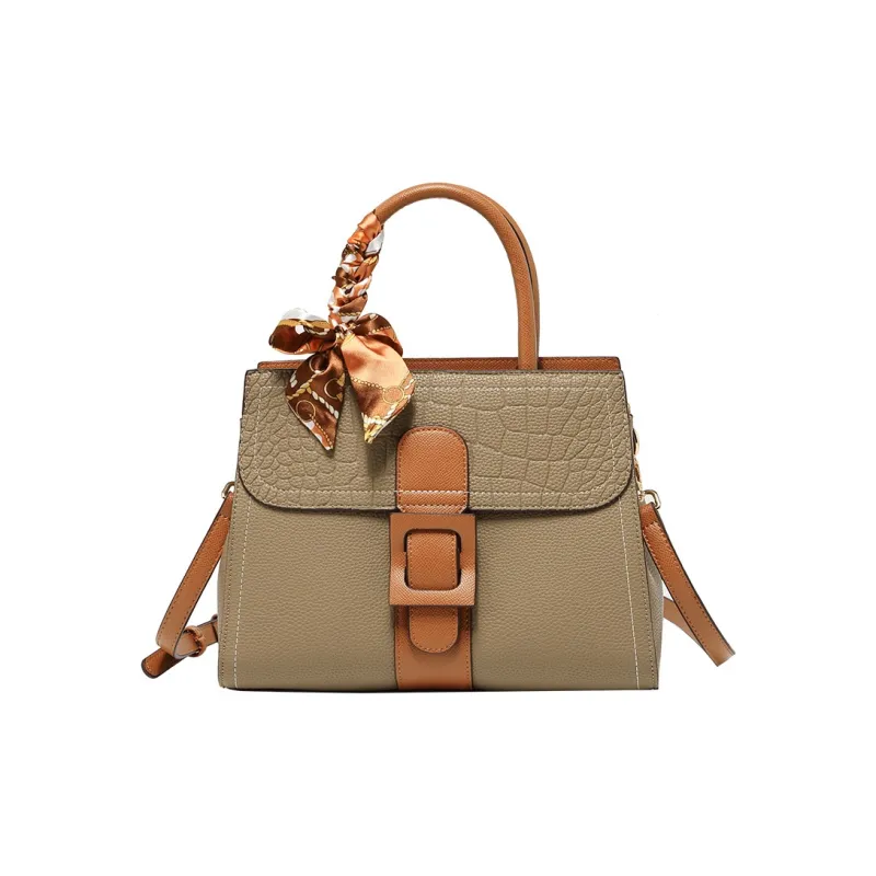 PAYOT Microfiber Synthetic Leather Wedding Bag Portable One Shoulder Crossbody Regular Women's Burgundy/Khaki-4